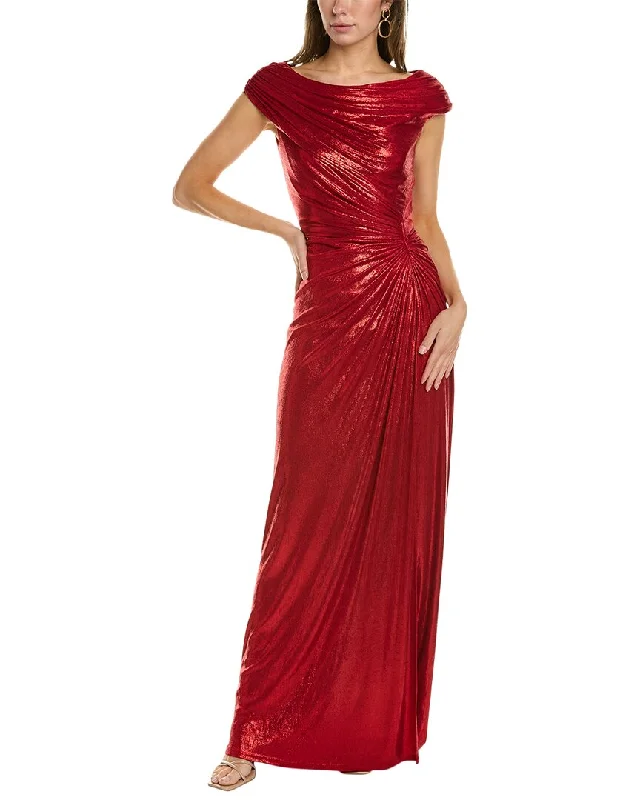 Effortless Style, Endless Impact Fashion-Forward Style Tadashi Shoji Draped Gown