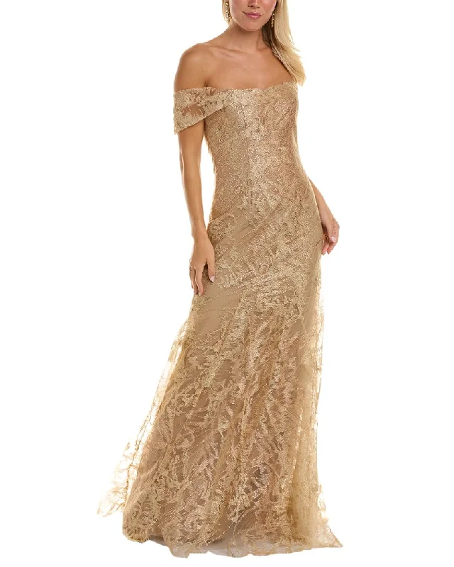 Elegant Style Hollywood Glam Award - Show Style Rene Ruiz A-Line Gown