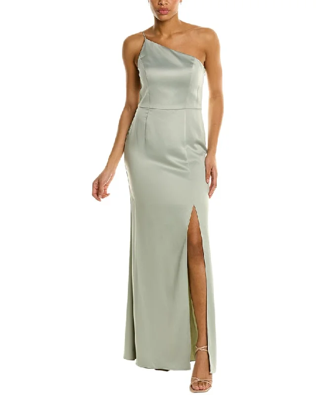 Effortless Style, Endless Impact Classic Charm Adrianna Papell Satin Maxi Dress