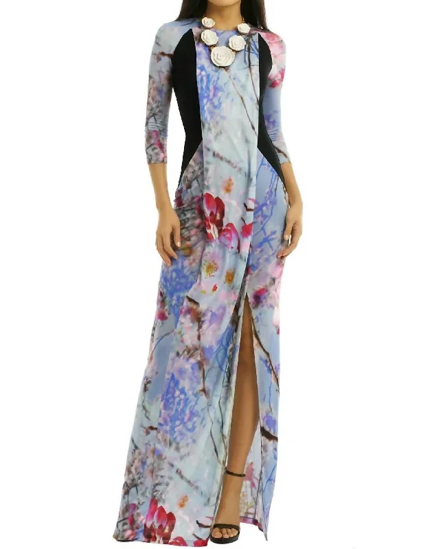 Trend Leading Collection Feminine Flow Go Geisha Gown In Blue