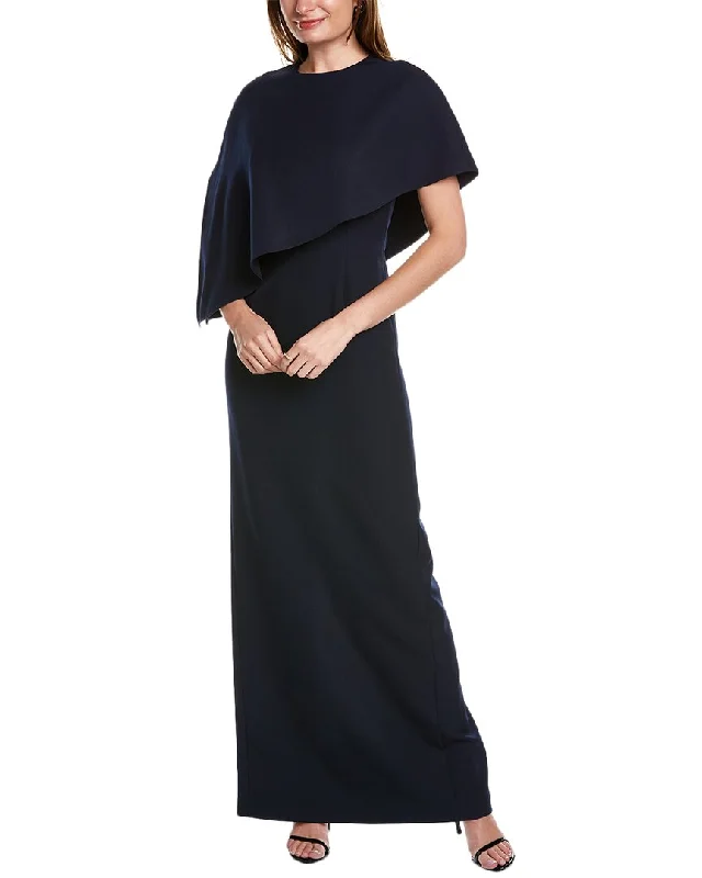 Latest Trends Casual Chic Teri Jon by Rickie Freeman Cape Gown