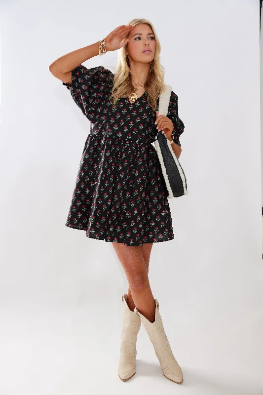 Premium Style Offers Feminine Grace SALE - Sophie Floral Mini Dress