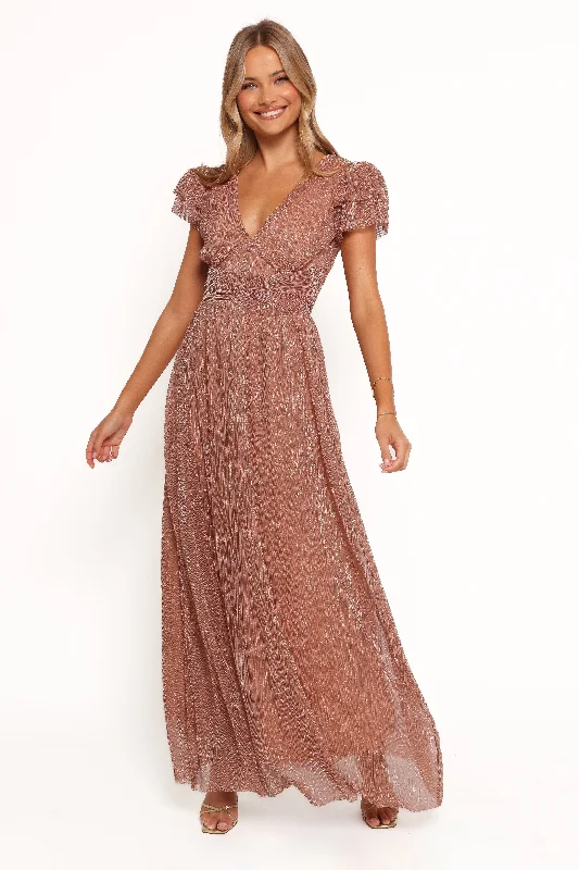 Massive Selection Sale Fashion-Forward Style Cressida Maxi Dress - Rose Gold