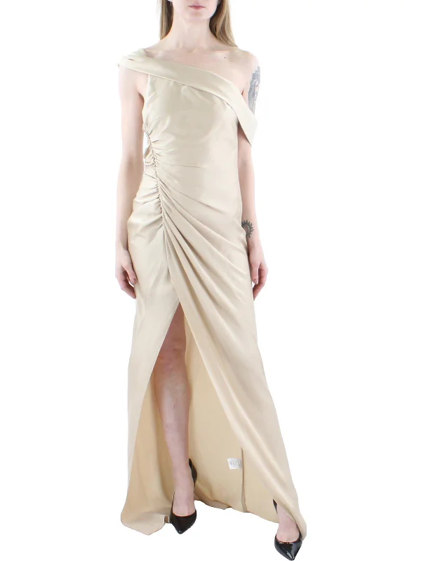 Cool Prices Grab Romantic Date - Night Styles Now Sahara Womens Satin Ruched Evening Dress