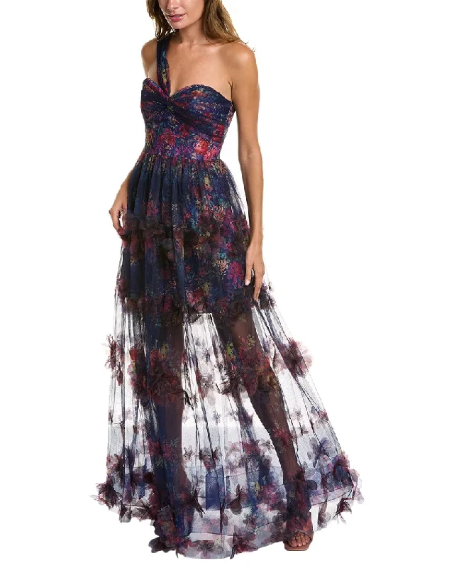 Exclusive Discount Coastal Beach - Inspired Style Marchesa Notte Gown