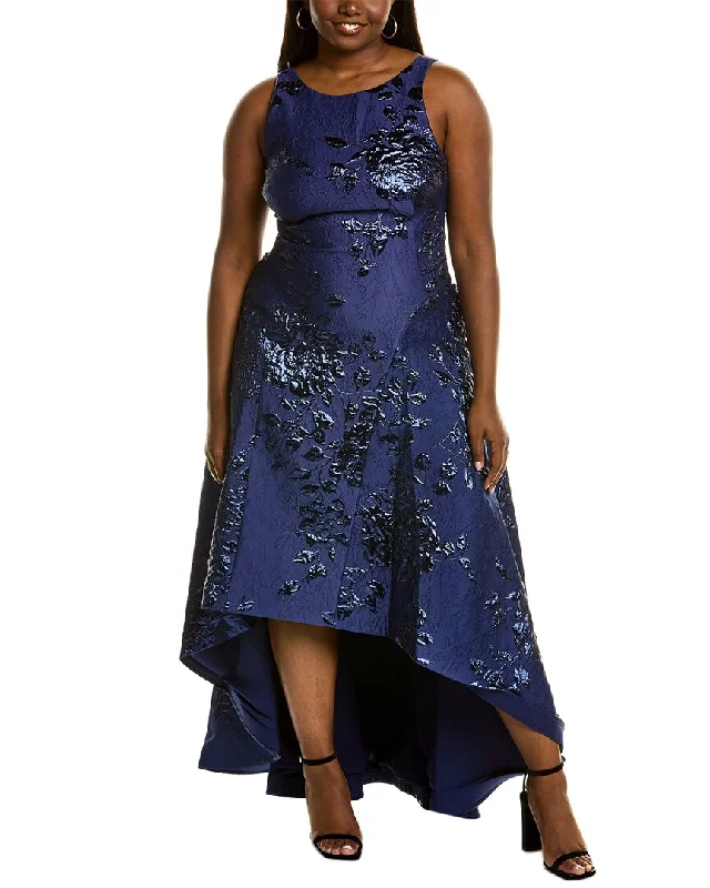 Season Offer Fashion-Forward Style Teri Jon by Rickie Freeman Jacquard Gown