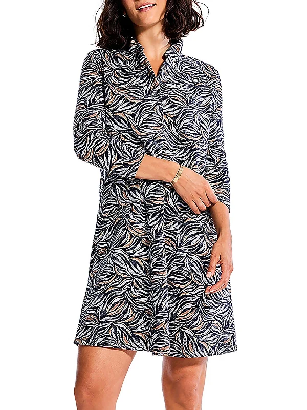 Forward Trendsetter Summer Fashion Womens Casual Short Sweatshirt Dress