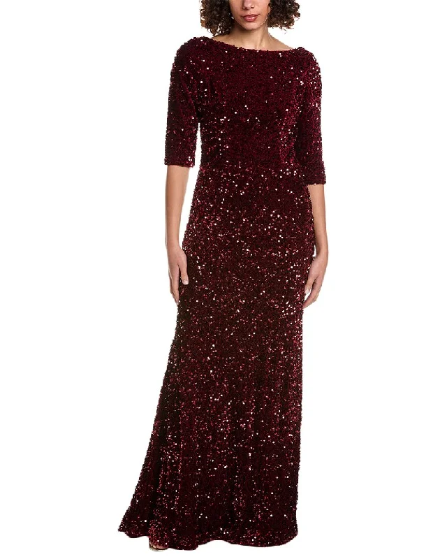 Holiday Attire Sale Dreamy Aesthetic Rene Ruiz Sequined Gown