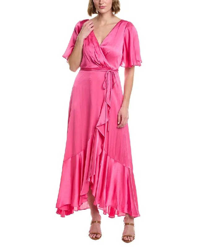 Day-To-Night Styles Boho Chic Taylor Satin Crinkle Crepe Maxi Dress