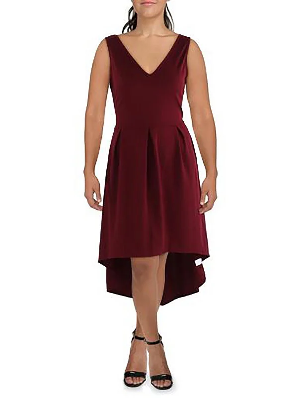 The Good Stuff Luxury Comfort Plus Womens Knit Sleeveless Fit & Flare Dress