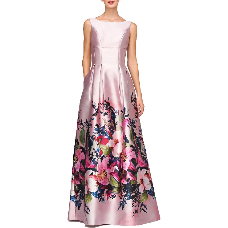 Forward Trendsetter Final Clearance Womens Floral Print Long Evening Dress