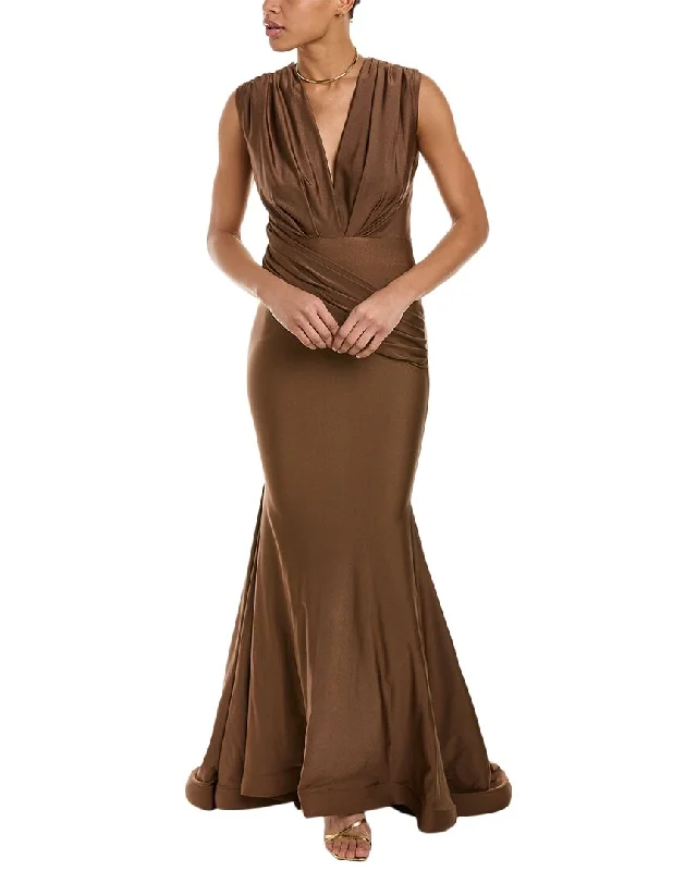 Vintage Style Deals Feminine Charm Issue New York Sash Gown