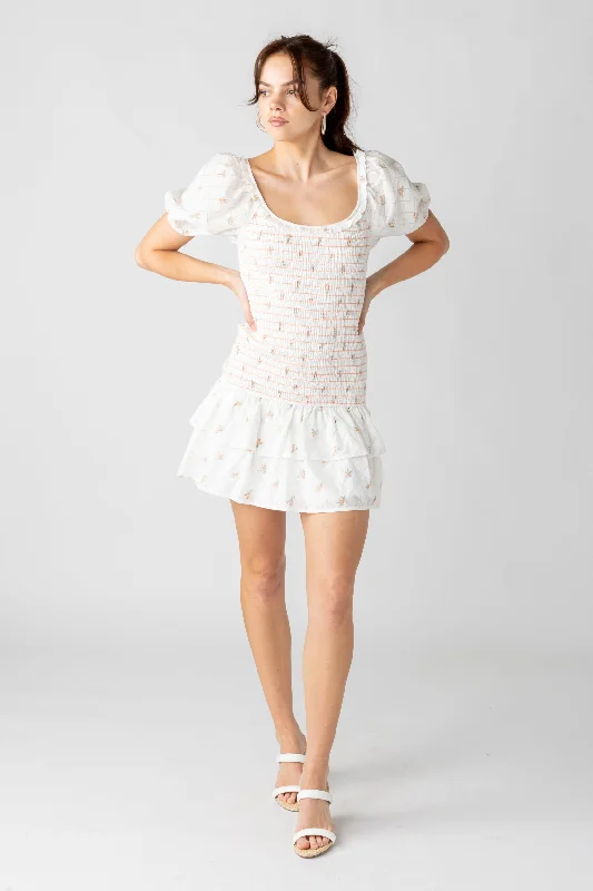 Classic Chic Deals Classic Charm SALE- Margot Floral Smocked Dress