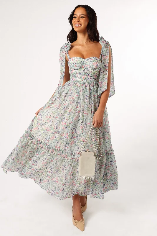 Flash Sales Romantic Date - Night Ensemble Floret Midi Dress - Multi