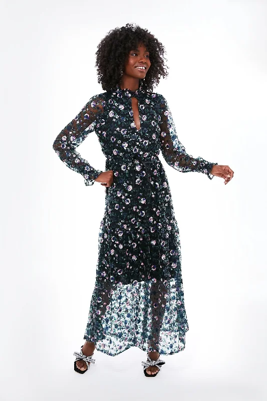 Statement Fashion Offers Bold Patterns Floral Sequin Lucybella Dress