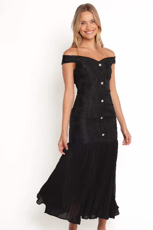 Don't Miss Out Limited - Stock Evelina Maxi Dress - Black