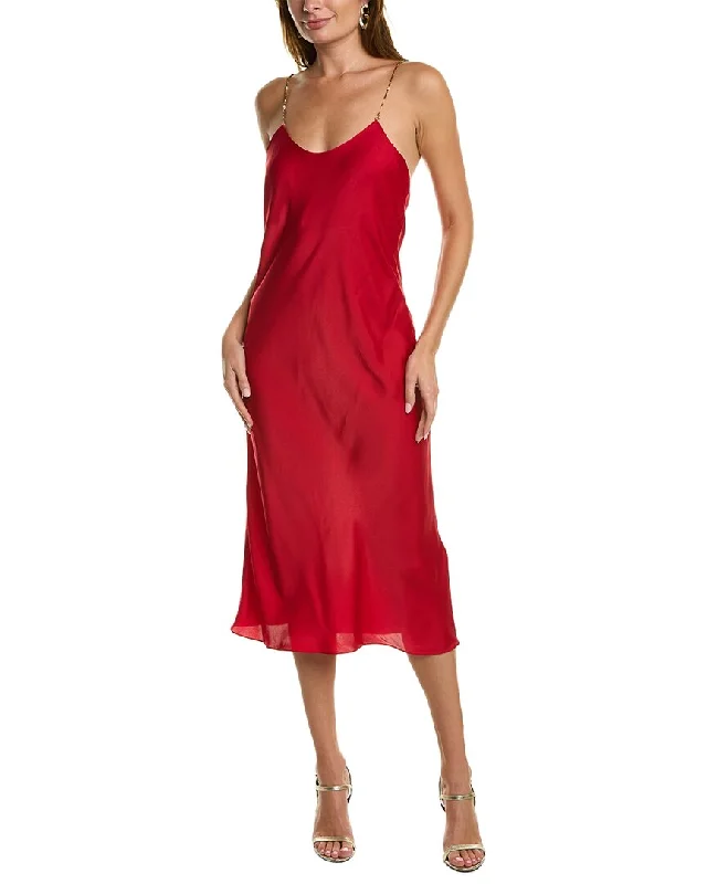 Chic Styles Big Savings on Minimalist Office Styles ba&sh Satin Slip Dress