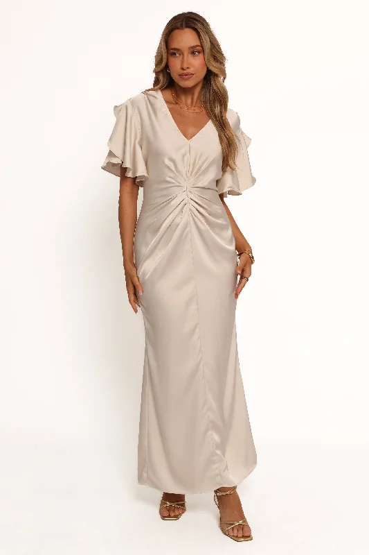 Limited Time Offers Sophisticated Cut Georgiana Maxi Dress - Dove