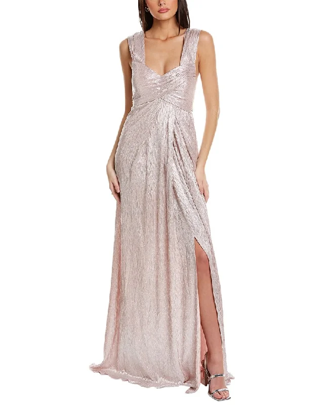 Hot Styles Today Only Rene Ruiz Metallic Off-The-Shoulder Gown