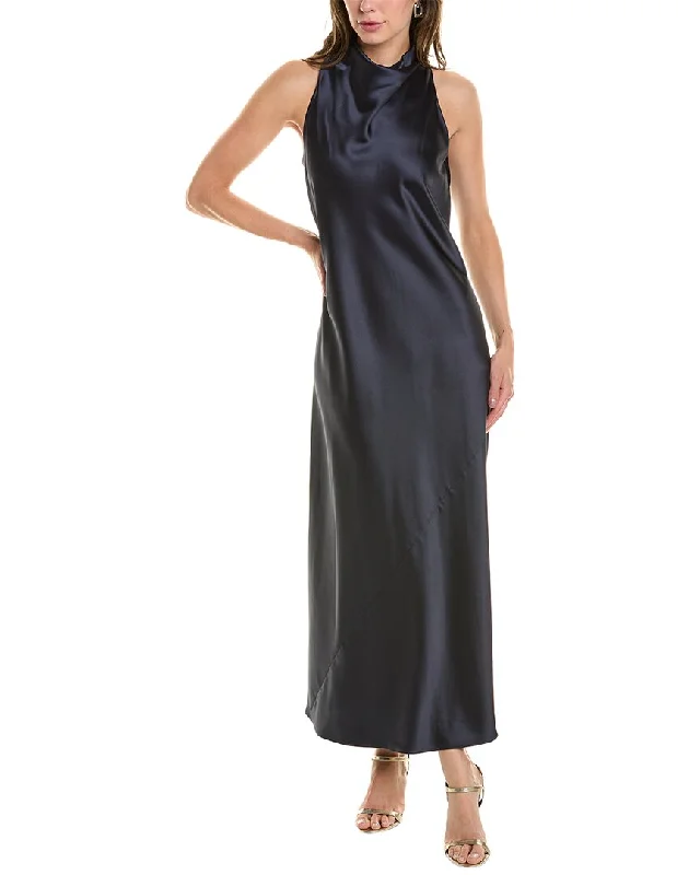 Fashion Forward Formal Outfit Anne Klein Cowl Neck Satin Midi Dress