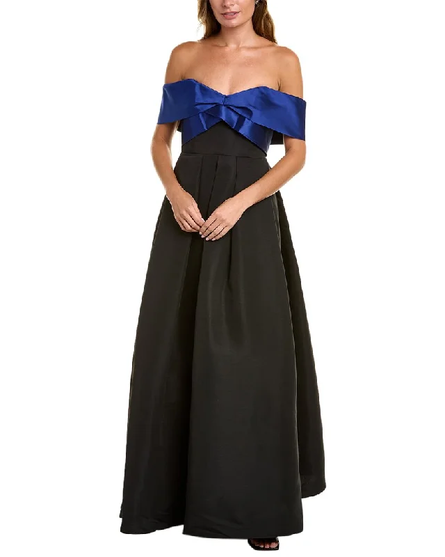 Flash Sale Starts Dreamy Draping Sachin & Babi Kelli Silk-Blend Gown