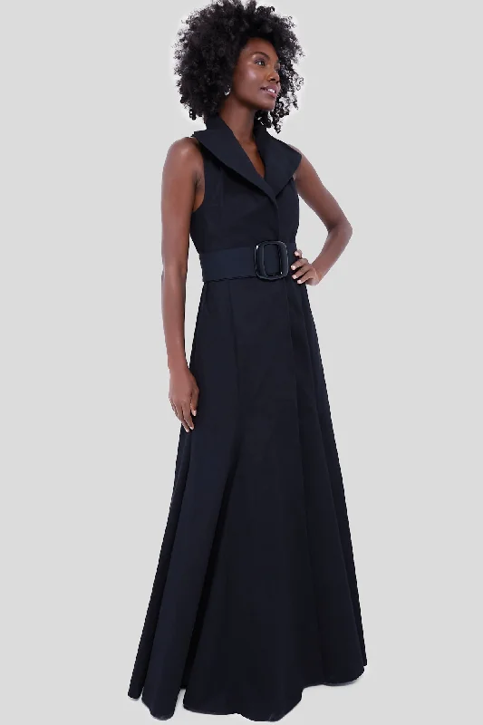 Fashion Deal Flash Sale Black Frances Maxi Dress