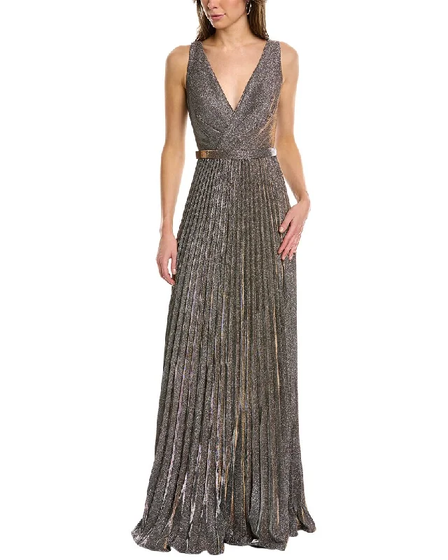 Summer Fashion Seasonal Trend Rene by Rene Ruiz Metallic Gown