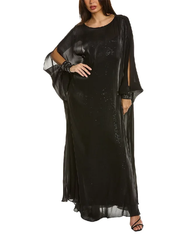 Fast Fashion Favorites Urban Sophistication Badgley Mischka Caftan Gown