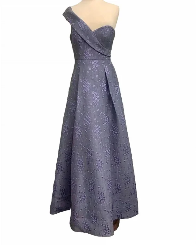 Special Offers Charming Silhouette Starlit Gown In Purple