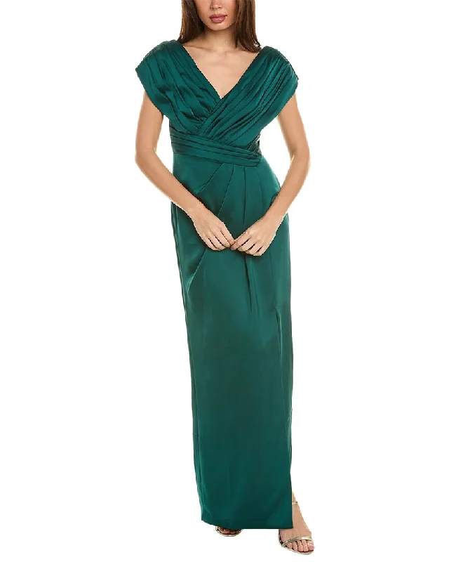 Fashion-Forward Offers Y2K Nostalgic Fashion Look Theia Column Gown