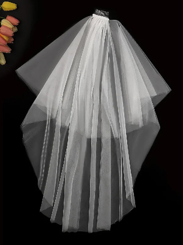 End Of Season Sale Everyday Glamour Elegant Wedding Mesh Veil