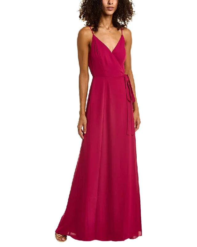 Limited Time Statement Piece Wayf Angelina Wrap Gown