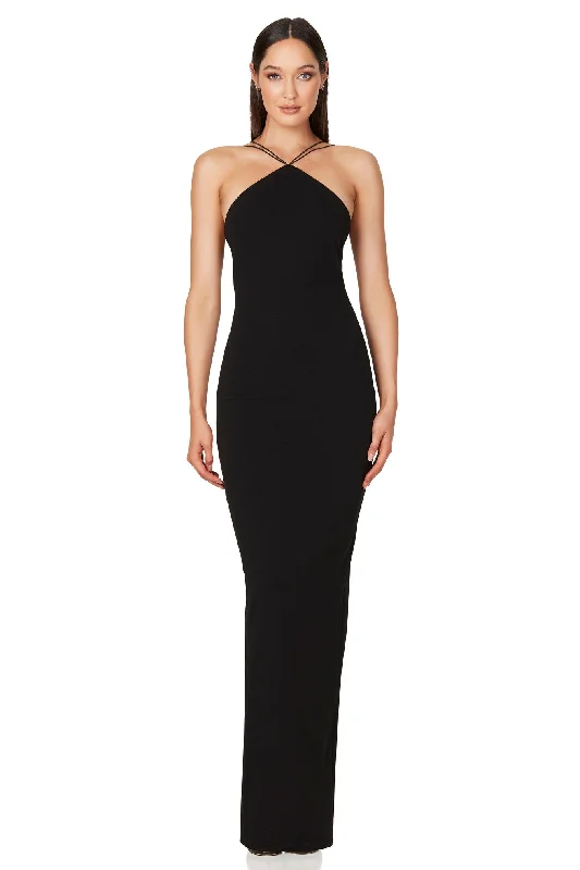 Fashion Sale Bold Silhouette Nookie Trinity Gown - Black