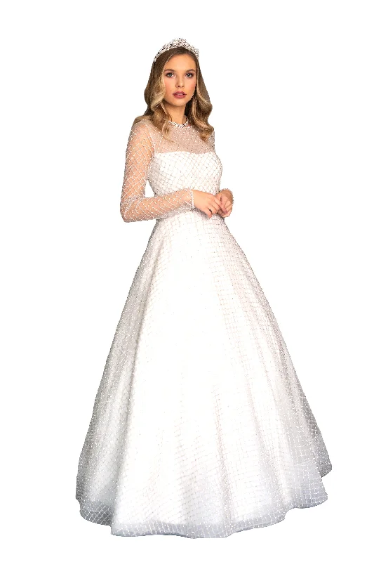 Chic Style, Always In Vogue Flash Sale Women's Crystals Bridal Gown