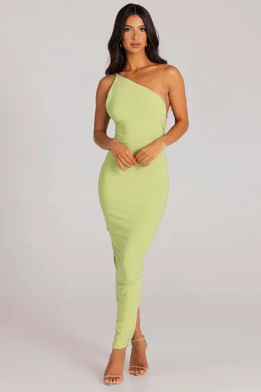 Seasonal Style Discounts Coastal Beach - Inspired Style Lydia Dress - Lime