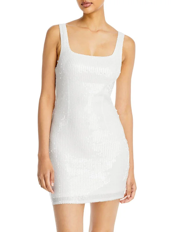 Chic Trends Unveiled Today Only Womens Sequined Mini Bodycon Dress