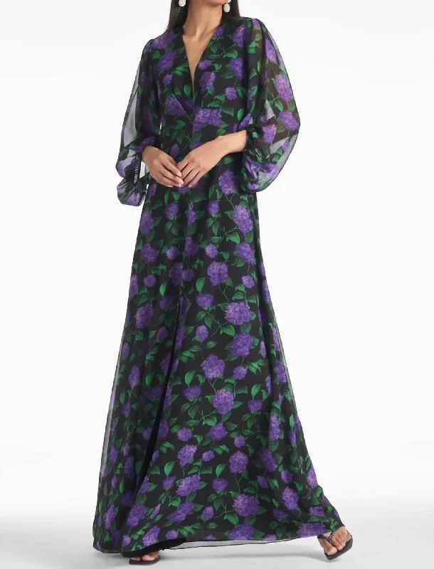 Feminine Style Promotions Save on Classic Elegant Styles Jenny Gown In Violet Garden