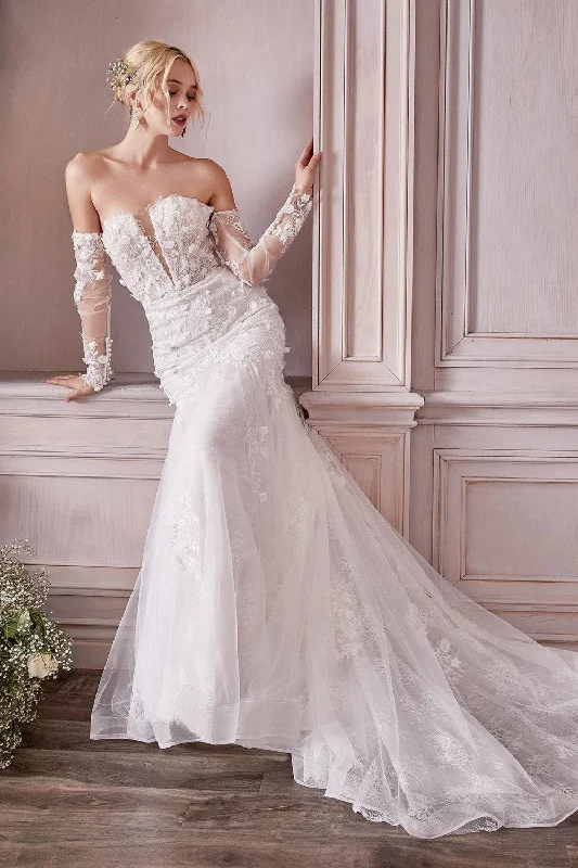 Fashion Sale Charming Silhouette LONG SLEEVE LACE BRIDAL GOWN