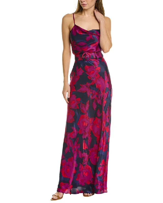 Flirty Fashion Discounts Sleek Design Nicholas Belira Silk-Blend Gown