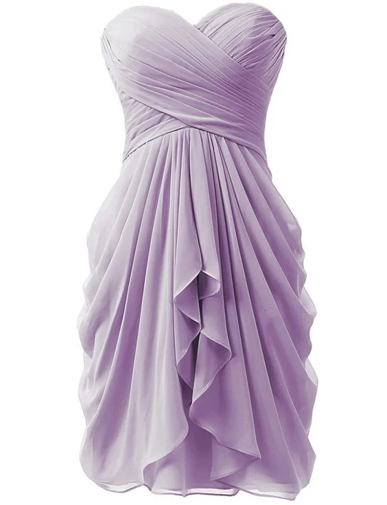 Fashion Essentials Modern Romance Sweetheart Bridesmaid Dress,Short Homcecoming Dress 2021, Formal Dress    cg15356