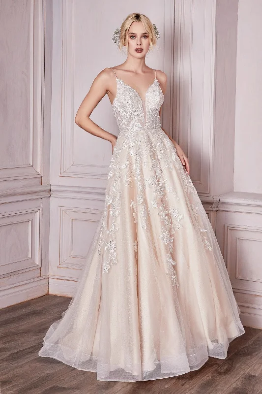 Sophisticated Fashion Subtle Sophistication CHAMPAGNE BRIDAL BALL GOWN