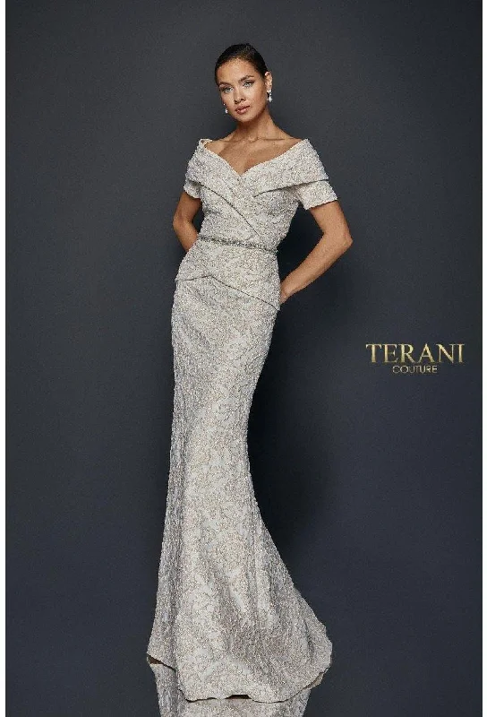 Winter Warehouse Sale Nordic Minimalist Home Look Terani Couture 1921M0727 Formal Long Dress