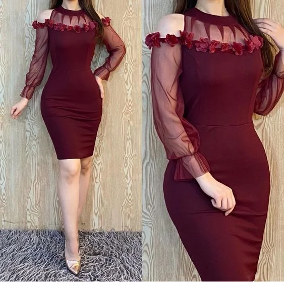 Chic Style, Always In Vogue Flash Sale Chic Bodycon Dress,Sexy Homecoming Dress Y6048