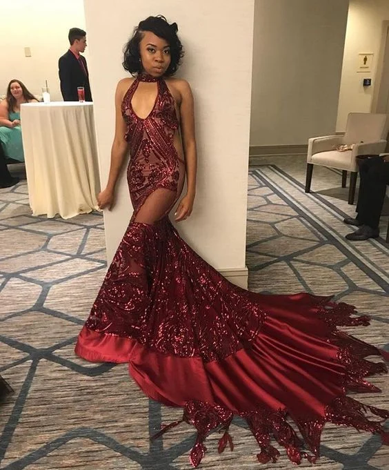 Shop The Hottest Deals Limited - Edition Drops Sexy Sleeveless Appliques Mermaid Long Prom Dress   cg18742