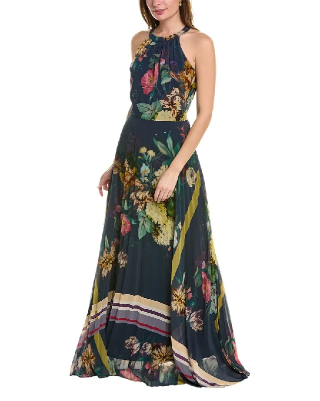 Luxury Casual Deals Ethnic Cultural Event Wear Teri Jon by Rickie Freeman Chiffon Gown