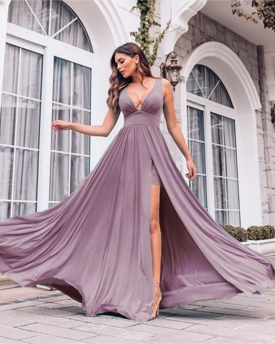 Fashionista Sale Today Only simple prom dresses Dusty Mauve Bridesmaid Dresses    cg16911