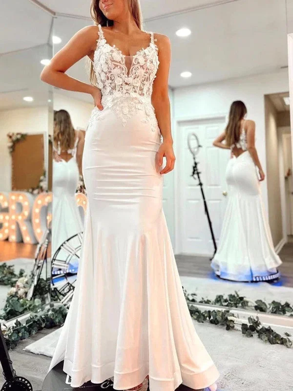 Hurry Before It'S Gone Vintage Look Elegant Appliques Newest Wedding Dresses, Mermaid Lace Wedding Guest Dresses, 2022 Long Prom Dresses