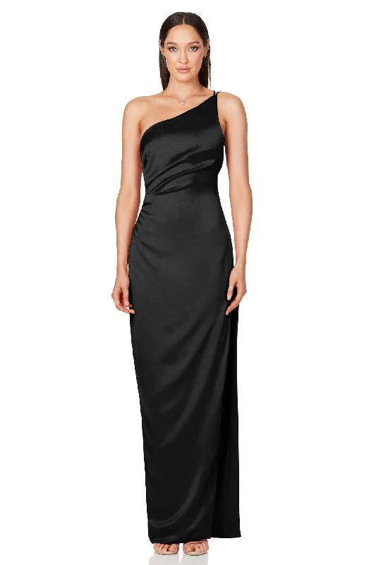 Minimalist Fashion Sale Polished Finish Nookie Gypsy Gown - Black