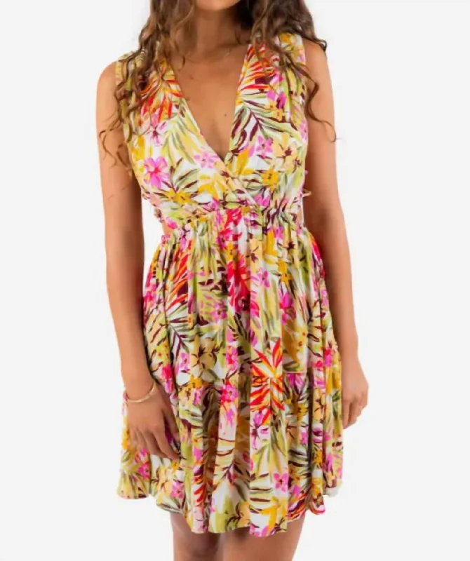 Exclusive Discount Coastal Beach - Inspired Style Copacabana Mini Dress In Multicolor