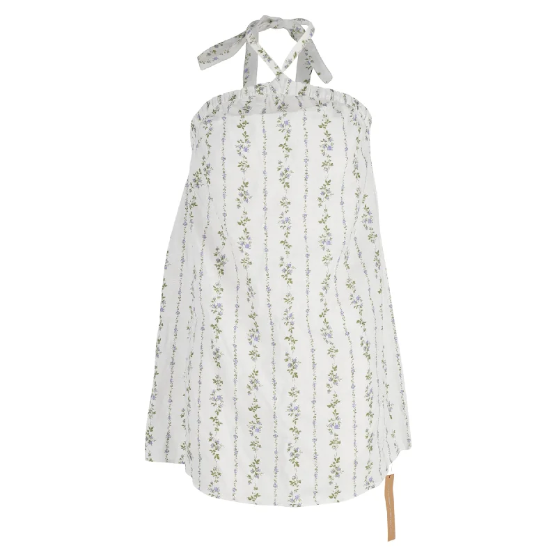 Budget-Friendly Fashion Big Savings on Minimalist Office Styles Reformation Maui Printed Mini Dress in White Linen